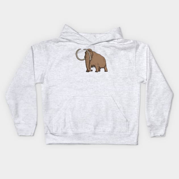 Mammoth Kids Hoodie by valentinahramov